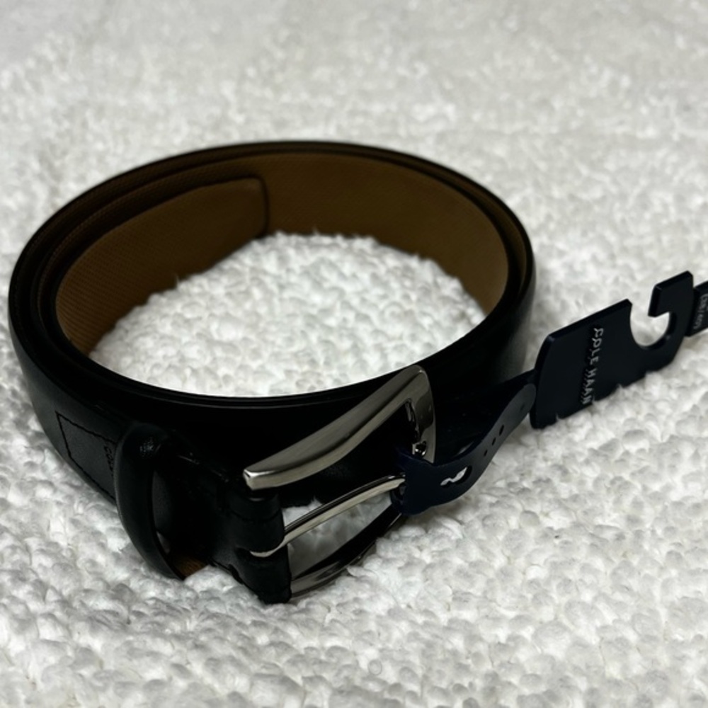 Cole Haan Men's Black Leather Belt Size: Large 38/40